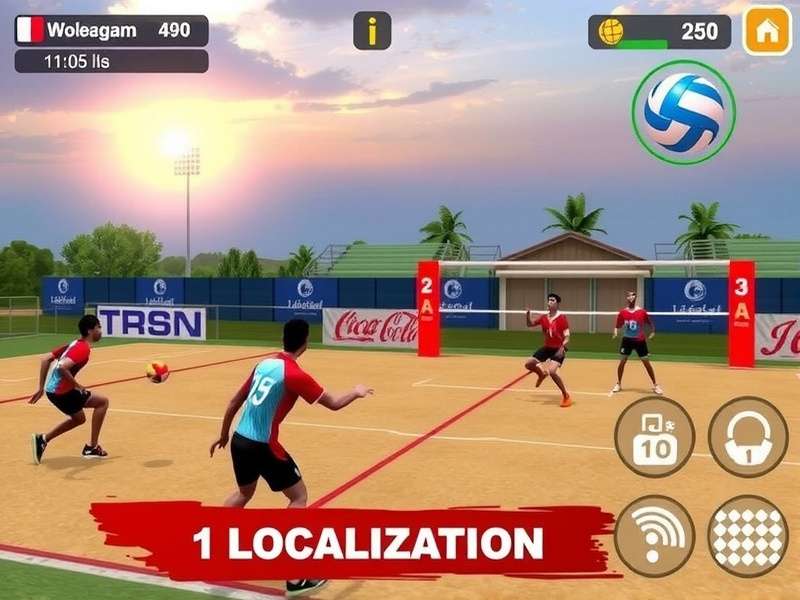 Delhi Volley Royals Game Screenshot
