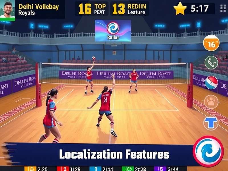 Delhi Volley Royals Localization Features